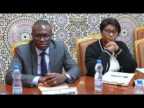 l’Audience accordée par le Président de la République SE Brice Clotaire OLIGUI NGUEMA.